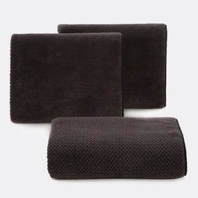 RÝCHLOSCHNÚCI UTERÁK Z MIKROVLÁKNA ZOE1 70X140 CM ČIERNA