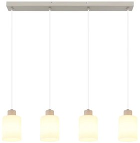 Globo 54114-4H - Závesný luster TRENT na lankách 4xE27/40W/230V