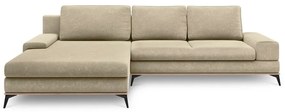 Béžová rozkladacia rohová pohovka Windsor &amp; Co Sofas Planet, ľavý roh