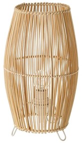 Bambusová stolová lampa v prírodnej farbe s bambusovým tienidlom (výška 29 cm) Natural Way – Casa Selección