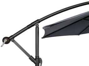 Zahradní slunečník Houseland Tynex 300 cm tmavě šedý