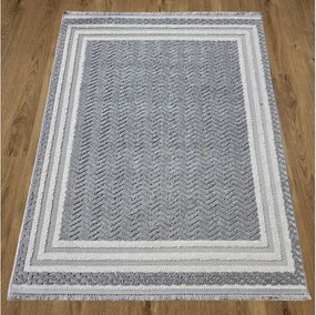 DC Koberec Milano 090 sivá krémová Rozmer: 80×200 cm