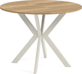Okrúhly rozkladací jedálensky stôl DEVO Veľkosť: 90 - 128 cm