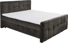 XXXLutz AMERICKÁ POSTEĽ, 160/200 cm, tmavohnedá MID.YOU - Online Only spálne - 002220050101