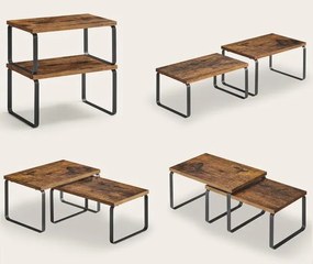 Sada kuchynských políc GINGER RUSTIC (2 ks)