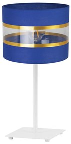 Stolná lampa Elegance, 1x textilné tienidlo (výber zo 6 farieb), (výber z 2 farieb konštrukcie), g, ln