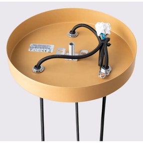 Závesné svietidlo v zlatej farbe ø 19,5 cm Gleam – Sollux