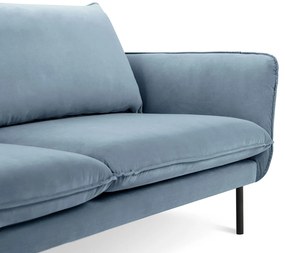 Zamatová dvojmiestna pohovka Vienna 160 × 92 × 95 cm