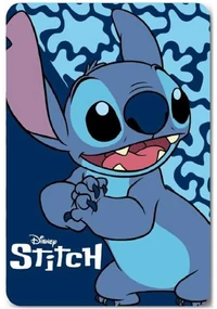 Chlapčenská flísová deka Lilo &amp; Stitch - 100 x 140 cm
