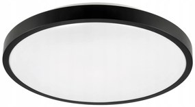 BERGE Stropný okrúhly LED panel - 24W - 1920lm - čierny - neutrálna biela