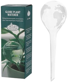 Zavlažovacia guľa Globe, 20x6,5 cm, transparentná