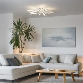 Brilagi - LED Stmievateľný prisadený luster TWIST LED/65W/230V 3000-6500K biela + DO