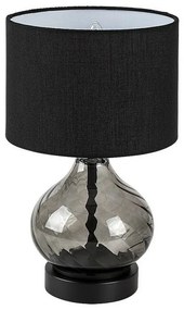 Rabalux 74034 dekoratívna stolná lampa Pirelo, E14, 1x max. 25W, čierna
