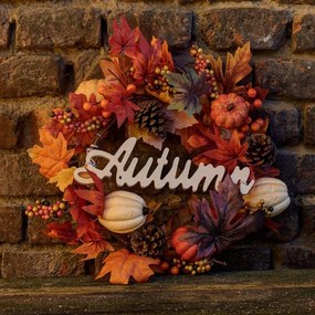 DECOLED Podzimní věnec, prům. 48 cm