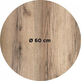 COMPACT 12 ROCK WOOD - STOLOVÁ DOSKA Ø60 cm