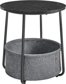 Príručný stolík čierny AKF-E1023 BK