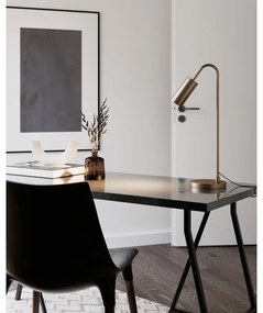 ByRydens 4002580-6503 - Stolná lampa CURVE 1xGU10/7W/230V zlatá