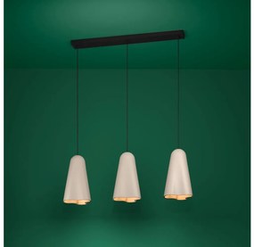 Eglo 390364 - Luster na lanku TOLLERIC 3xE27/40W/230V béžová