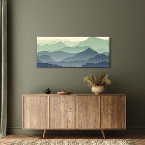 Obraz - Forest Mountain (120x50 cm)