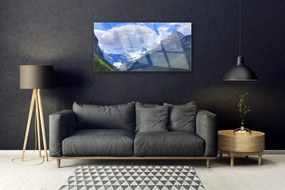 Skleneny obraz Príroda hory 140x70 cm