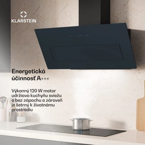 Klarstein SleekAir digestor, A+++, 717 m³/h, dotykové ovládanie, 90 cm