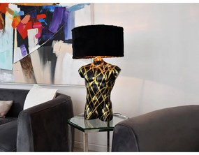Moderná lampa do obývačky Man's Bust