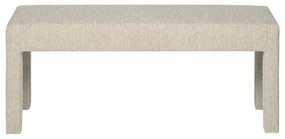 Béžová lavica z textílie buklé Sitta – Blomus