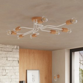 Nástenné svietidlo Timbo 1, drevené telo svietidla, w