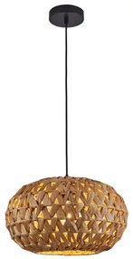 Luster na lanku HOSHI 1xE27/20W/230V pr. 38 cm konope