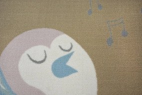 Kusový koberec LOKO Bird béžový