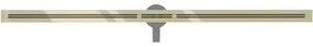 Mexen Flat Super Slim, super tenký odtokový žľab s 360° rotačným sifónom 150 cm, zlatá lesklá, 1551150