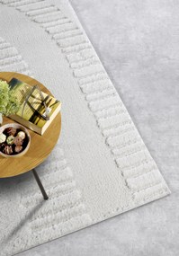 ELLE Decoration, Kusový koberec Gallery 106089 Cream z kolekcie Elle, 160x235, biela, obývacia izba