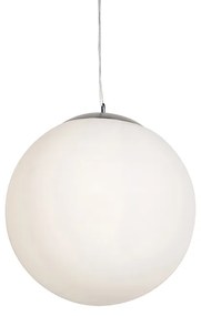 Inteligentné škandinávske závesné svietidlo opálové sklo 50 cm vrátane WiFi A60 - Ball 50