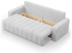 Trojmiestna rozkladacia sedačka ABRIELLE svetlosivá