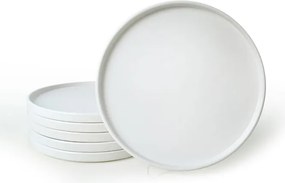 Biele keramické taniere v súprave 6 ks ø 27 cm – Hermia