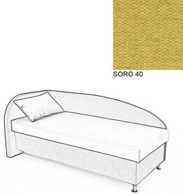 AVA NAVI, ĽAVÁ 90x200 Varianta: SORO 40
