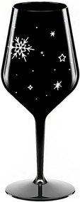 ZIMĚNKA - čierny nerozbitný pohár na víno 470 ml