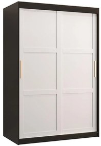 Skriňa Amiro 1 120 čierny/biely