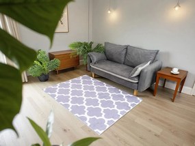 TZ Sivý moderný obdĺžnikový koberec Maroko Rozmer: 200x300 cm