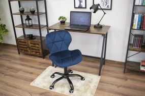 AKCIA Tmavomodré kancelárske kreslo NOTO VELVET II. akosť