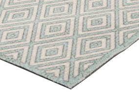 Zala Living - Hanse Home koberce Behúň Lago 60x180 Cook & Clean 103362 creme blue - 60x180 cm
