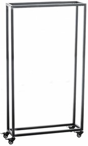 Stojan na drevo Hetta 25x60x150 cm, čierna