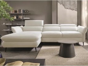 Rohová sedacia súprava Mango, krémová látka, ľavý roh%