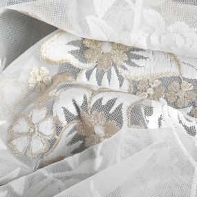 ZÁCLONA NA KRÚŽKOCH ALIRA 300X250 CM VZOROVANÁ