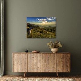 Sklenený obraz - Výhľad do okolia (70x50 cm)