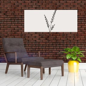 Obraz - Lúčny kvet N⁰2 (120x50 cm)