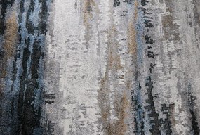 Koberec Diamond New 3D Ombre tyrkysovo - béžový