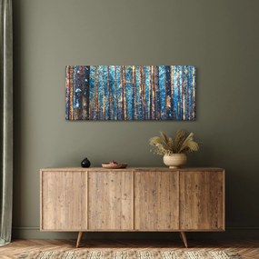 Obraz - Zimný les (120x50 cm)