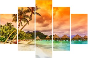 Obraz - Ostrov Bora Bora (150x105 cm)
