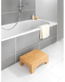 WENKO 24870100 - Bambusová stolička 40x30 cm hnedá